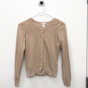 HM Basic Cardigan - Nude Pink XS